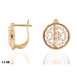 Kolczyki Xuping pozłacane 18k - MF40326